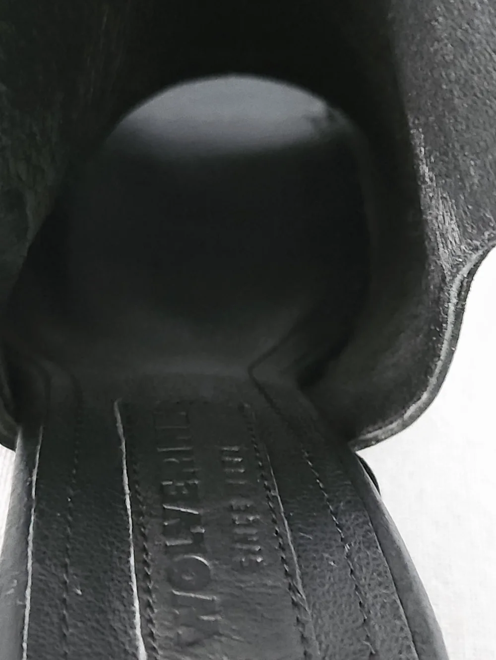 Wolverine 1883 Piper Open Toe Slingback‎ Bootie 9M Black Leather Office Siren